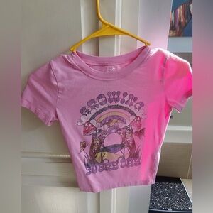 hollister baby tee🩷